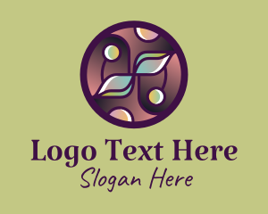 Colorful - Organic Products Emblem logo design