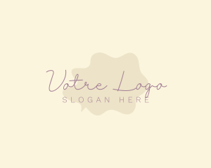 Vlogger - Beauty Minimalist Salon logo design