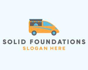 On The Go - Food Stall Van logo design