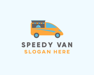 Van - Food Stall Van logo design
