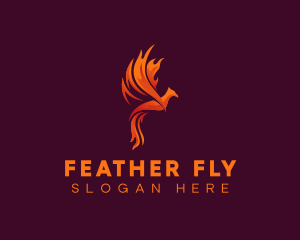 Phoenix Fire Bird  logo design