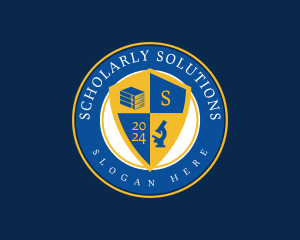 Scholar - Academic Learning School logo design