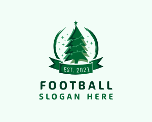 Christmas Tree Ornate Logo