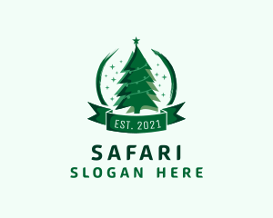 Festival - Christmas Tree Ornate logo design