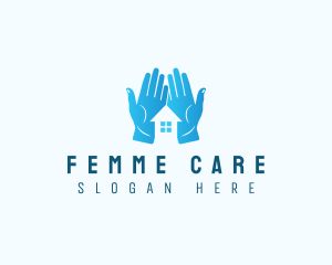 Hand House Care logo design