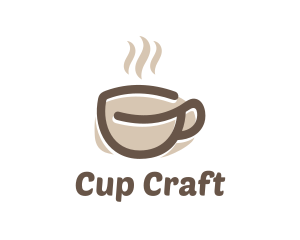 Cup - Hot Coffee Cup logo design