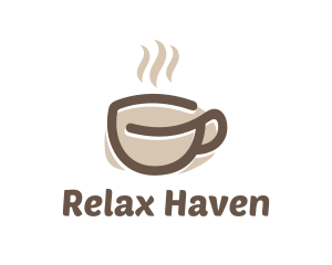 Cappuccino - Hot Coffee Cup logo design