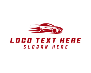 Speed - Supercar Racing Vehicle logo design