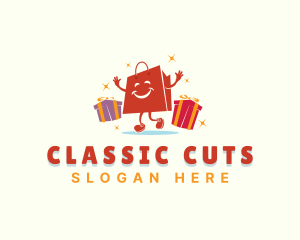 Gift Shopping Bag logo design