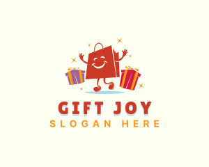 Gift Shopping Bag logo design