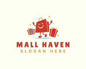 Gift Shopping Bag logo design