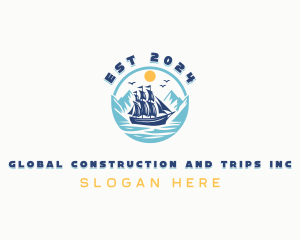 Tourism Traveler Trip logo design