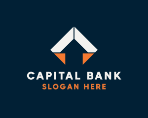 Bank - Finance Bank Arrow logo design