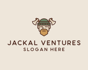 Lumberjack Axe Man  logo design