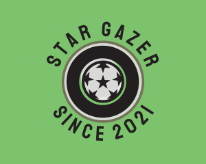 Star Soccer Ball logo design