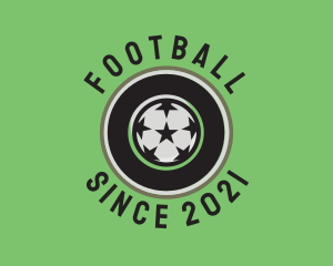 Star Soccer Ball logo design