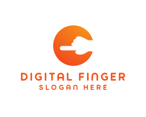 Finger - Hand Finger Pointer logo design