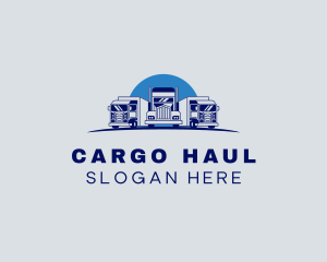 Freight Truck Logistics logo design