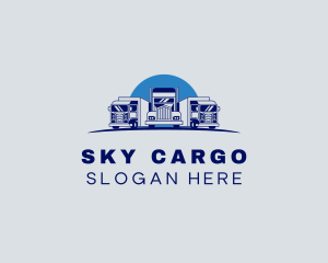 Freight Truck Logistics logo design