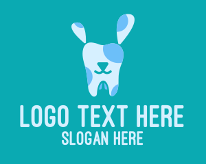 Rabbit - Animal Pet Dental logo design