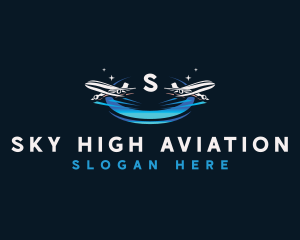 Aviation Airplane Transportation logo design