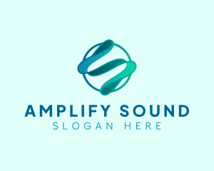 Sound Wave Music Media logo design