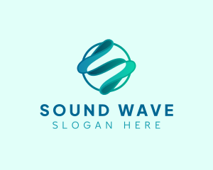 Sound Wave Music Media logo design