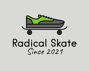 Skateboard - Sneakers Skateboard Footwear logo design