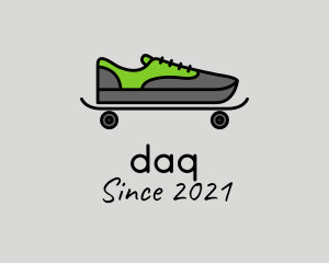 Skate Shop - Sneakers Skateboard Footwear logo design