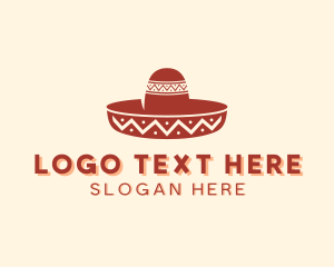 Hat - Traditional Mexican Hat logo design