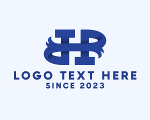 Serif - Premium Ribbon Brand logo design