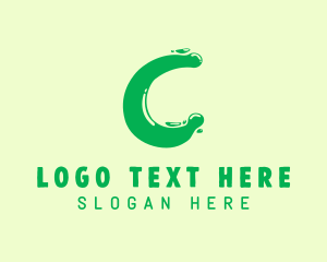 Goo - Liquid Soda Letter C logo design