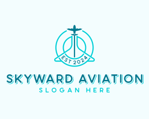 Aviation Flight Logistics logo design