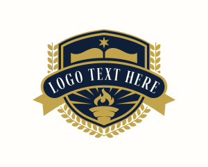 Scholarship - Learning Torch Academy logo design