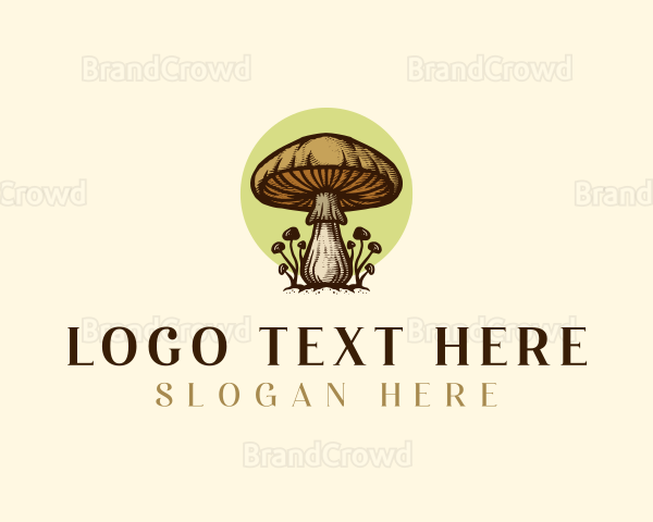 Mushroom Farm Garden Logo