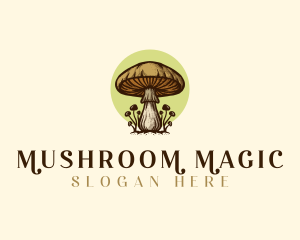 Mushroom - Mushroom Farm Garden logo design