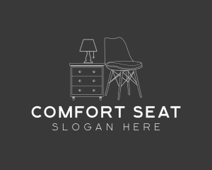 Office Chair Furniture logo design