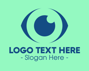 Optical - Blue Abstract Eye logo design