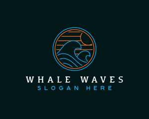 Tidal Wave Beach logo design