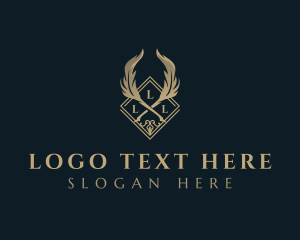 Premium - Luxury Feather Quill logo design