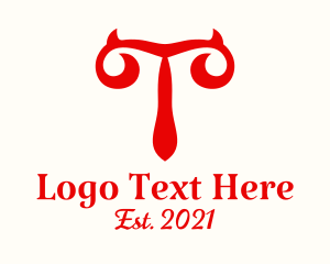 Letter T - Erotic Letter T logo design