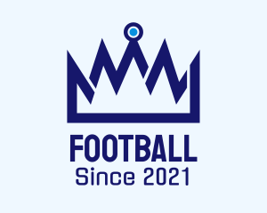 Online - Blue Digital Crown logo design