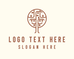 Forest - Brown Tree Farm logo design