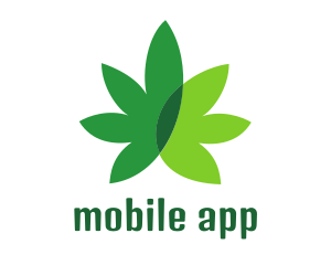 Cannabis Marijuana Weed Leaf Logo