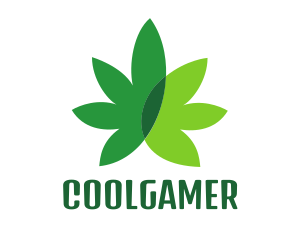 Cherub - Cannabis Marijuana Weed Leaf logo design