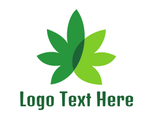 Leaf - Cannabis Marijuana Weed Leaf logo design