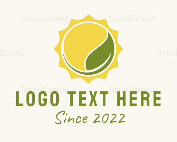 Sun Leaf Farm Sustainability Logo
