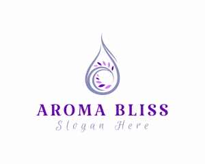 Diffuser - Lavender Essential Oil logo design