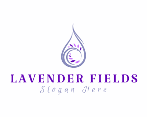 Lavender - Lavender Essential Oil logo design