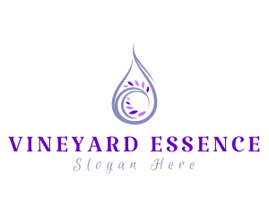 Lavender Essential Oil logo design